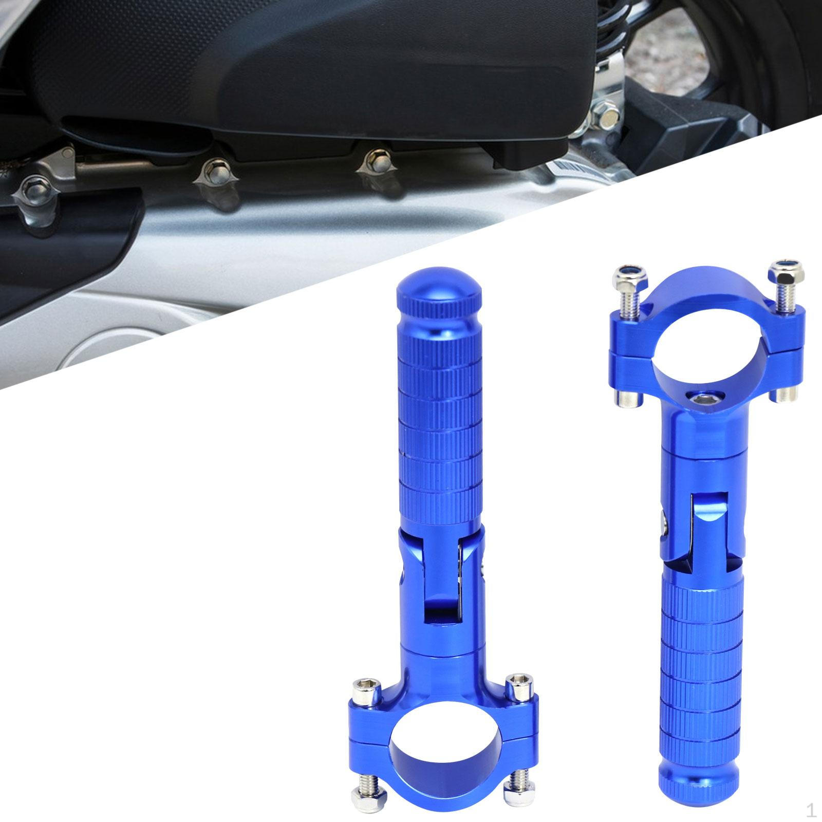 

1 пара подножек для мотоцикла, подножки для электрического мотоцикла, складные педали синий