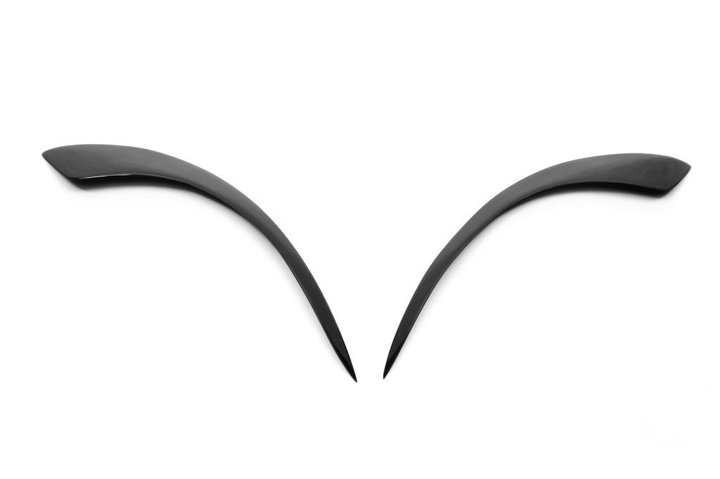 Warriors (2 Pcs, Black ABS) (2003-2008) Black Matt for Renault Kangoo