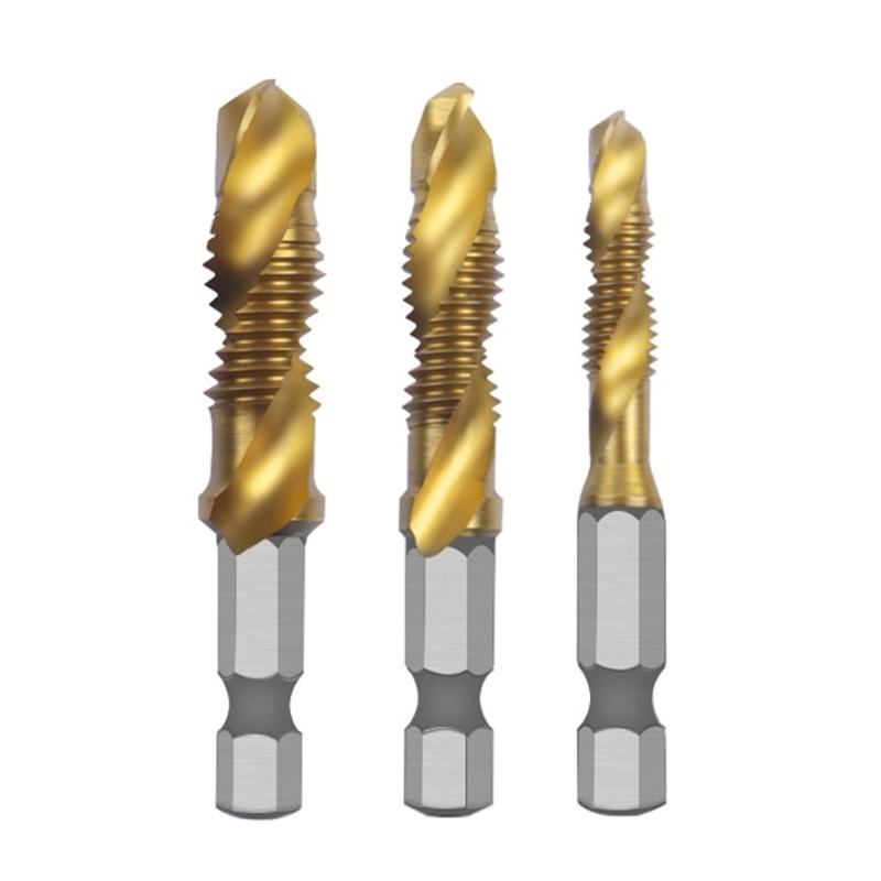 

Titaniums Plated HSS Spirals Flute Tapping Tool Bit Ergonomic Grip For Efficient Chip Removal In Mechanical Applications