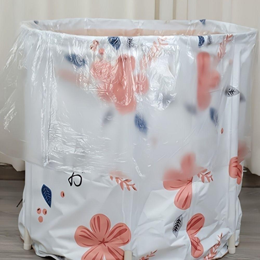10PCS Oversized Bathtub Soaking Bags Individually Hotels Bathtub Liner Bathing Cover Bag  Travel