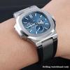 Silikon-Uhrenarmband für Patek Philippe Nautilus 5711 5726 5712g 5980 Gummi-Armband Herren-Armband Armband 25X13MM
