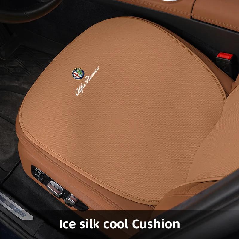 Samolepky na auto pro Alfa Romeo Nové autosedačky Měkký polštář na polštář z hedvábného materiálu pro Alfa Romeo Giulietta GT 159 147 156 Mito Bre