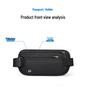 RFID Anti-Theft Waterproof Passport & Phone Waist Bag