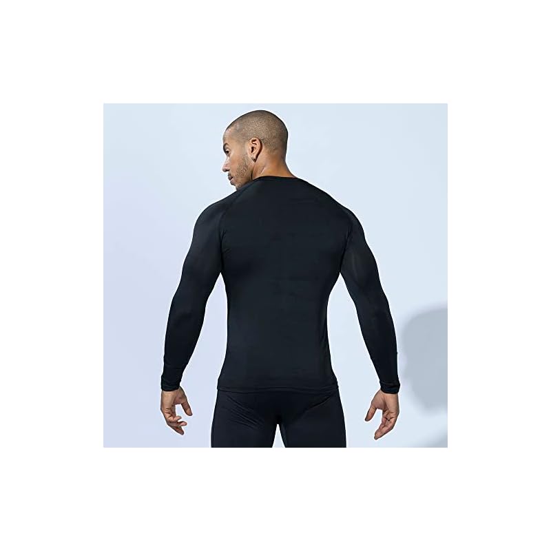 Otahuku Gloves Summer Innerwear Long Sleeve Crew Neck [Sweat-wicking, Quick-drying, Deodorizing, Cooling Touch, Compression, Men's] JW-623 Black M