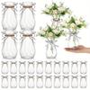 Vază din plastic de înaltă calitate în stil diamant, vază transparentă, potrivită pentru decorarea mesei, nuntă, casă, decorare masă,