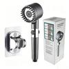 High Pressure Filter Shower Head 3 Modes One-key Stop Water Massage Clean Powerful Pressurized Shower Nozzle