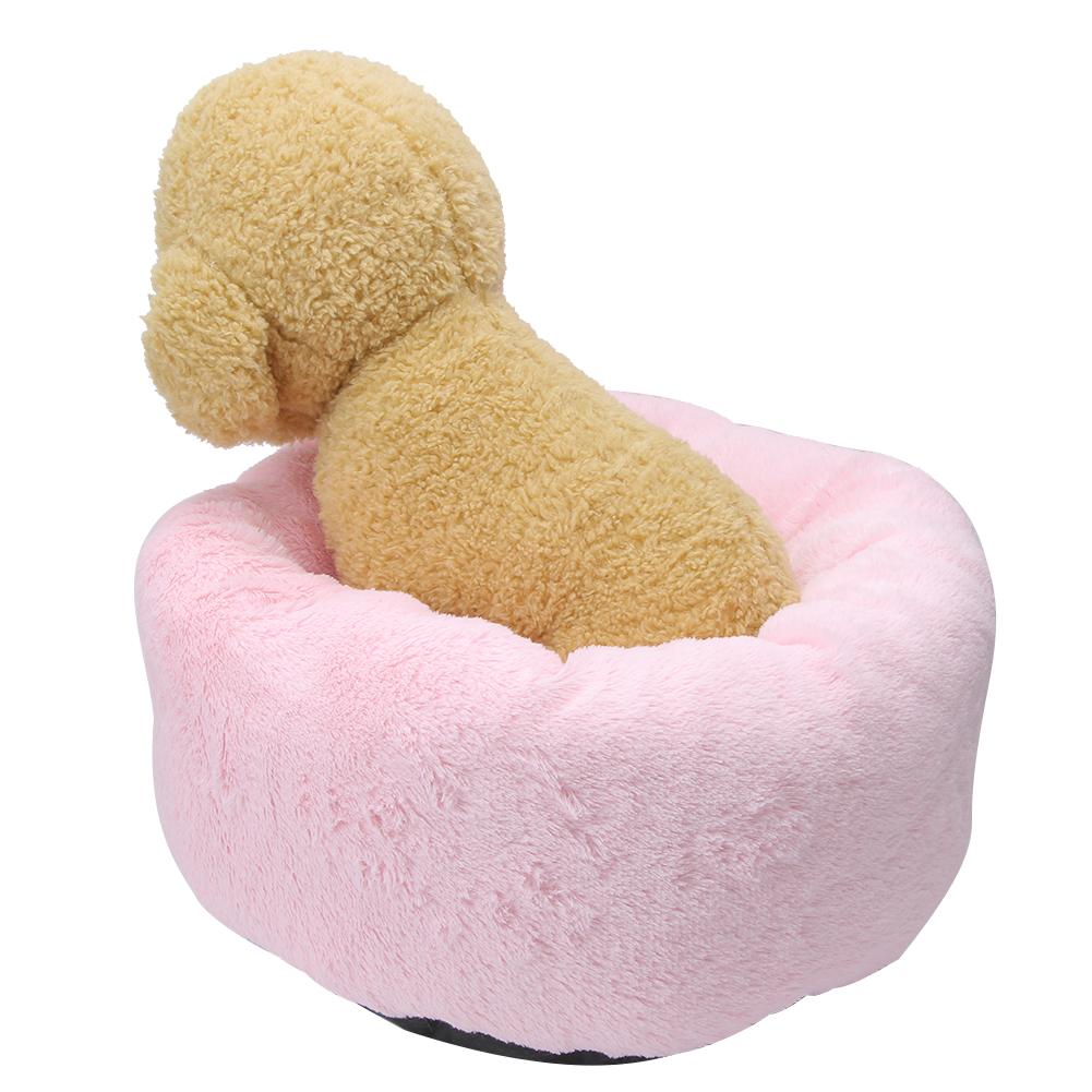 Winter Keeping Warm Plush Pet Soft Mat Sleeping Pad Bed Dog Cat Puppy Round Cushion Nest