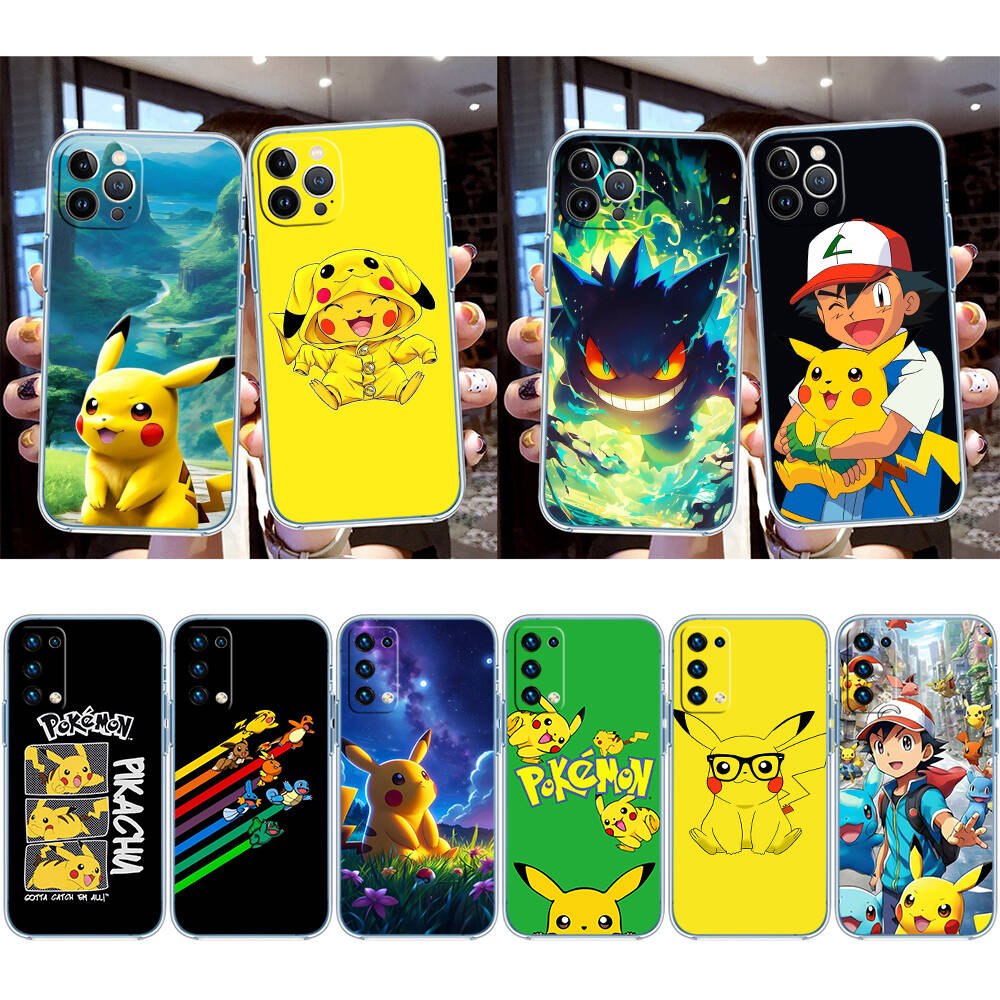 Pokemon Cute Case for Motorola E7 E22 E20 E13 E15 E22S E30 E40 G10 G20 G04 G22 G23 G05 G75 G35 G55 G6 G7 G8 G9 Plus Power Play