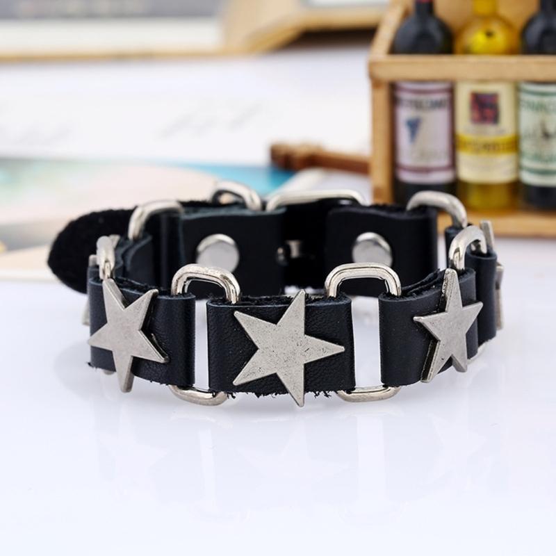 Star Shape Buckle Wristband Adjustable Bracelet Comfortable Jewelry Valentines