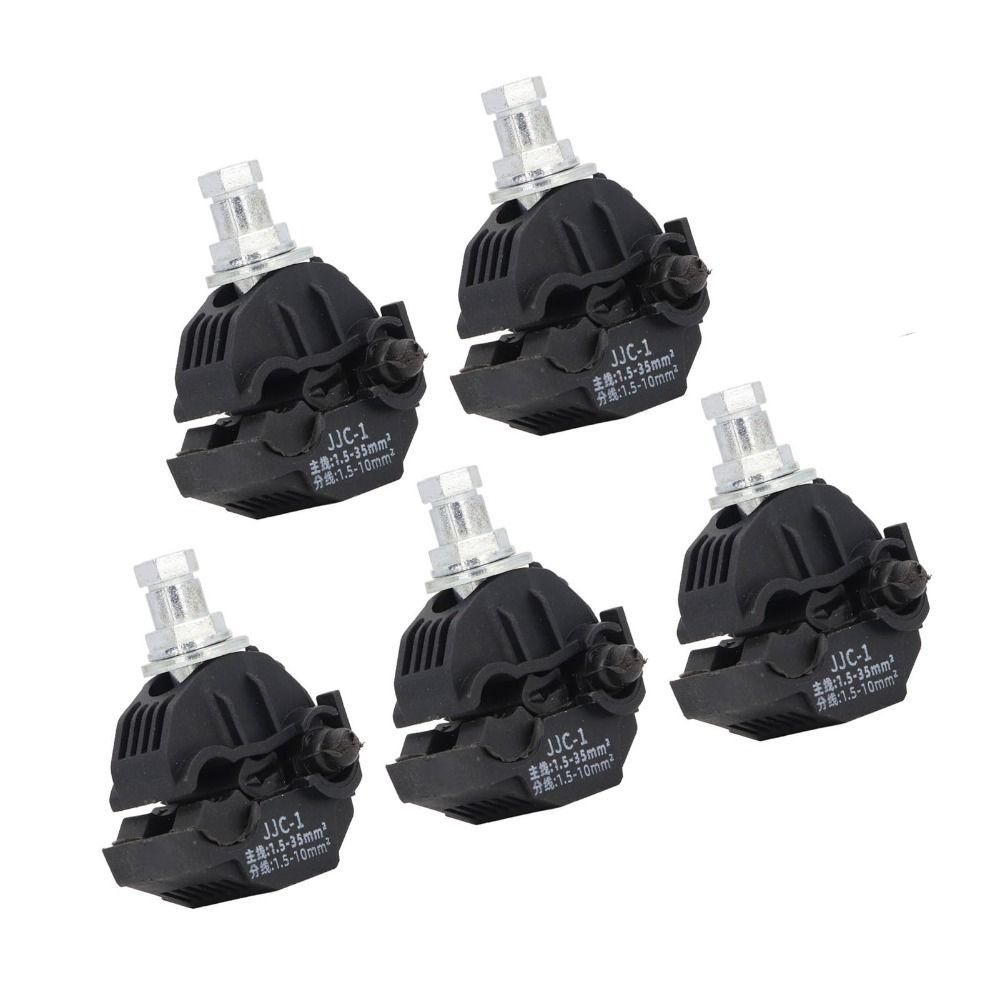 5 Piezas Material Aislante Aislamiento Perforante Abrazadera JJC-1 1KV Abrazadera Perforante Distribución de Energía