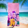 Trend Character Digital Print Double Sided Flannel Microfiber Beach Towel Quick Dry Absorbent Bath Towel