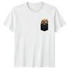 Happy Dog In Pocket Animals Dogs Unisexs TShirt Unisexs Tee Graphic Unisex Top