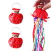 Pack of 10 Colorful Streamers Poppers Not Mess Confetti Crackers Plastic Texture for Weddings Birthdays Graduations