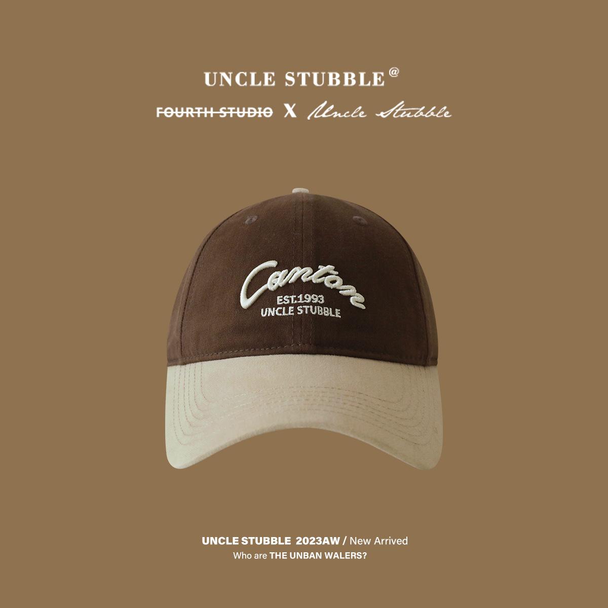 

Cotton Adjustable Chic Duck Bill Cap Spring Autumn Vintage Fashion Streetwear кавовий