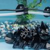 KX4B 30PCS Multiuse Aquarium Suction Cup Clip Strong Hold Clip for Decoration and Cleaning Device Fishtank Accessories