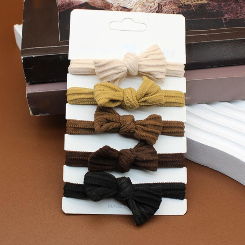 5pcs of Super Strong Ribbon Hair Bands and Elastic Hair Ties