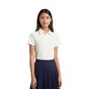 Adidas Cool Feeling Straight-Cut Breathable Polo Shirt Women Tops Pink White JD5275