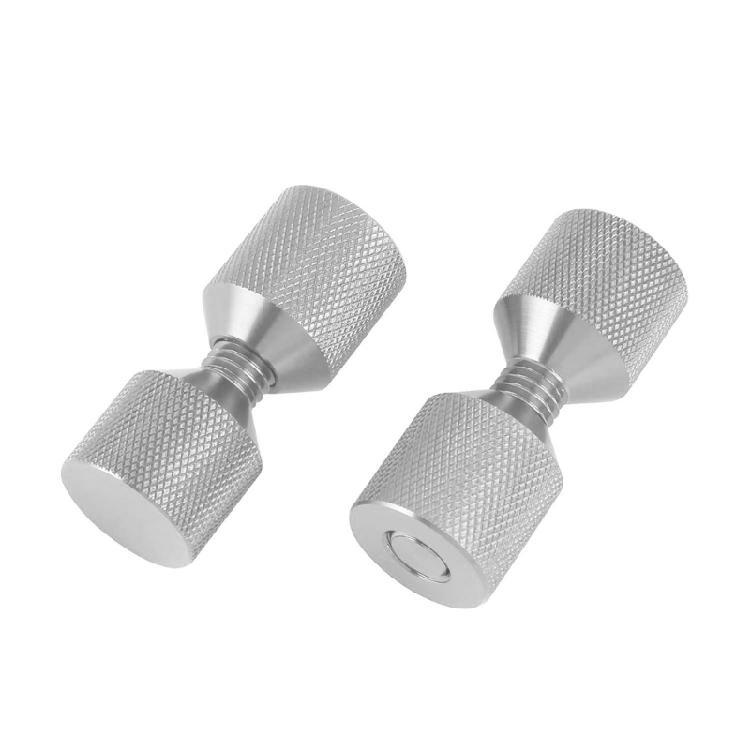 Industrial Strength 2Pcs Two Hole Pins Aluminum Flange Alignment Precisions Machined Flange Pin for Large Scale Machin