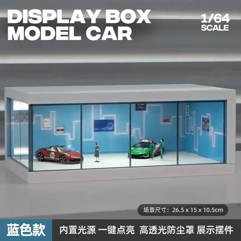 Collector 1/64 Garage Parking Lot Alloy Car Model Car Scene Storage Display Box Car Model Replica Collection Toys for Boys