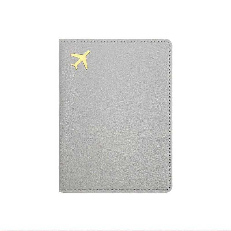 PU Leather Multi-color Passport & Document Organizer with Business Card Holder