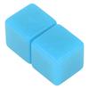 6Pcs Blank Dice Set Right Angle Plastic Hexahedral Cubes Classroom Board Game DIY Math Counting Teaching Party Favor