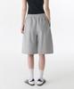 MUSINSA STANDARD WOMAN Women'S One-Tuck Bermuda Sweatpants [Medium Grey]