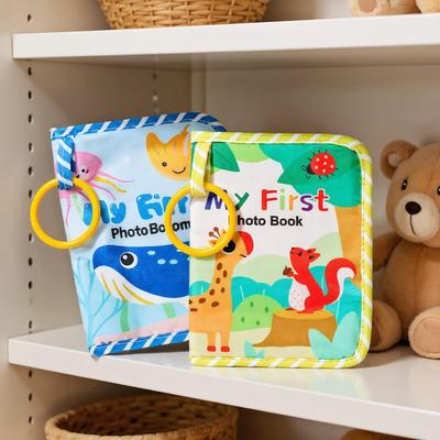 Soft Cloth Cartoon Baby Photo Album Family Memory Album Book DIY Cloth Photo Album Handmade Keeping Keepsake Gift