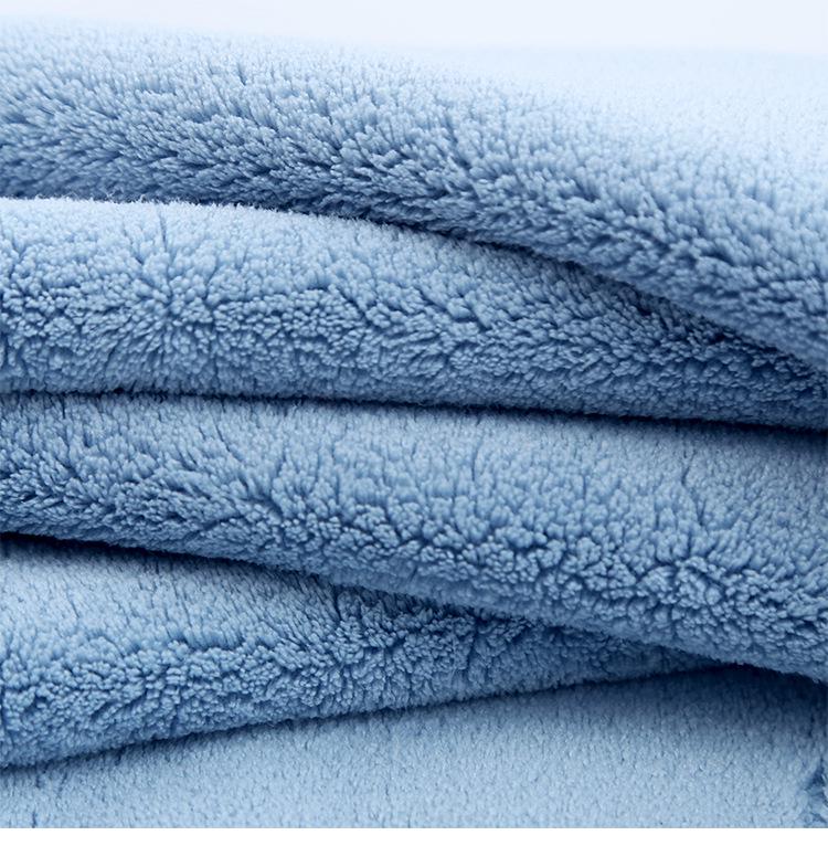 Super Thick 530g Coral Fleece Bath Towel - Large, Quick-Dry, Absorbent for Women & Adults