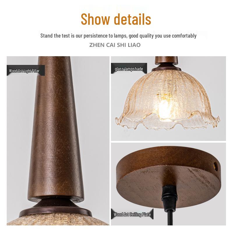 Chinese Retro Bedroom and Hallway Pendant Light