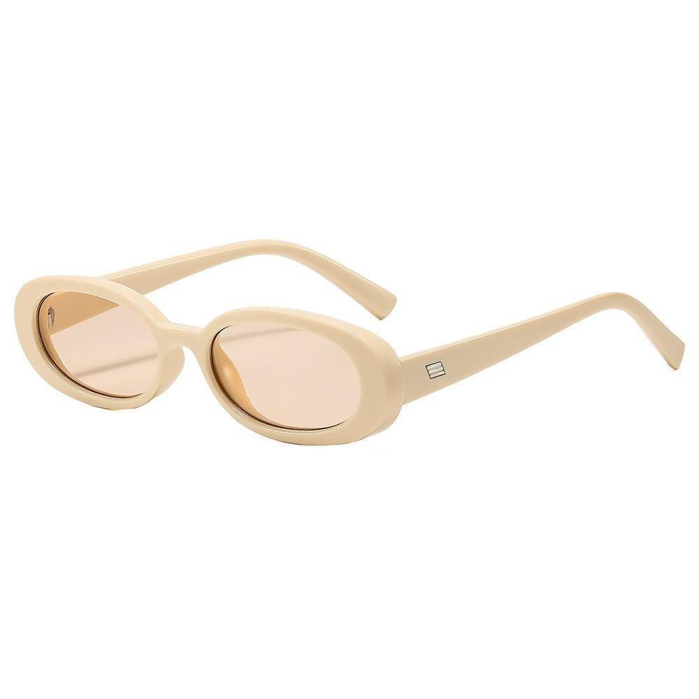 

Vintage Oval Narrow Frame Sunglasses For Women With Protection Stylish Outdoors Style 6