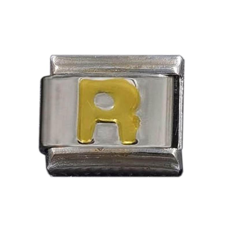 Letter Beads Stainless Steel Material Jewelry Finding for DIY Bracelet Jewelry