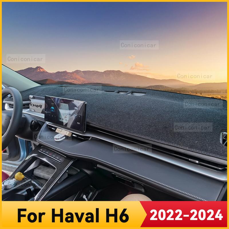 For Haval H6 -2024 Car Dashboard Cover Mat Non-slip Sun Shade Cushion Protective DashMat Pad ANti-UV Interior Accessories