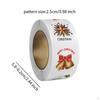 500Pcs Christmas Stickers Roll Envelope Seals Round Decorative Labels Gift Sealing for