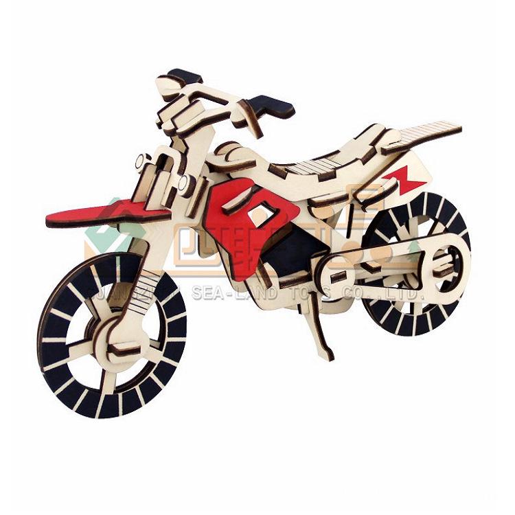 2021 New Wooden 3D Jigsaw Puzzle: DIY Creative Model for Children's Education