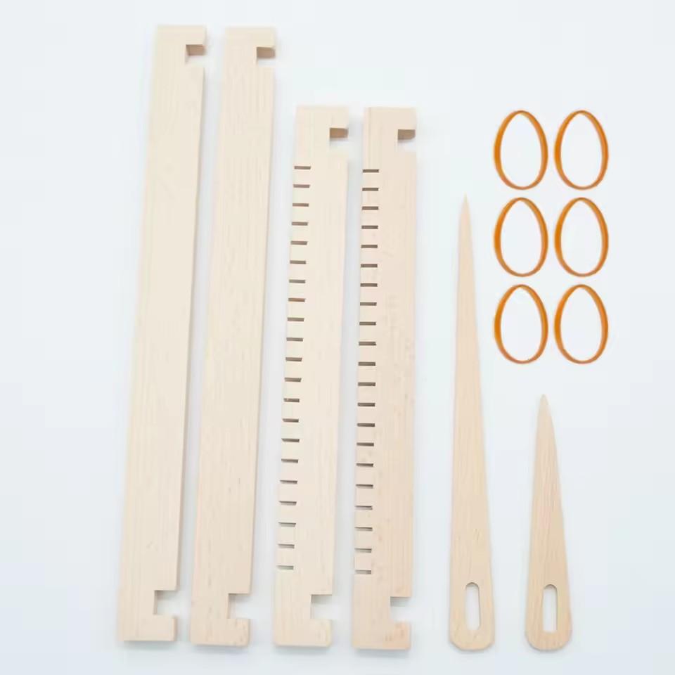 

Набор ткацкого станка Деревянный ткацкий станок с иглой с большим ушком Ручной вязальный станок Многофункциональный ткацкий станок