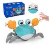 Running Crawling Crab Walking Toy Interactive For Child Led Usb