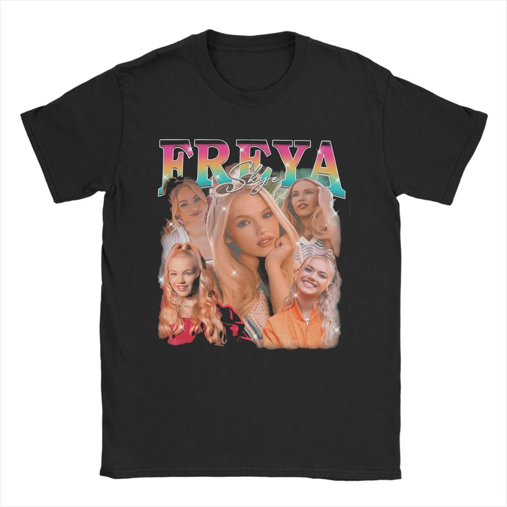 Unisex Women Graphic Printing Freya Skye Tee T Shirt Pure Cotton Tshirts Clothes