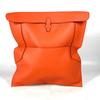 HERMES Flap Pouch Puri Plat Two fold Clutch bag Swift Orange Unused