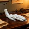 Skeleton Hand Ornament 3D Printed Figurine, Spooky Bone Statue for Lifelike Figurine Halloween Party, Gothic Model, Desk Decor Desktop Sculpture