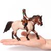 Toy Horses Equestrian Rider Horse Playset Farm Animals Action Figure Animal Figurines Plastic Models Children Toys Kids Gifts