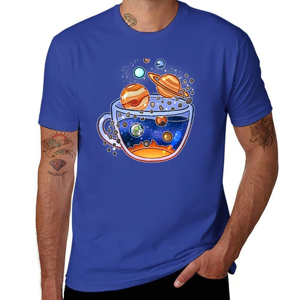 Solar System Tea TShirt kawaii clothes Blouse animal prinfor boys vintage clothes mens t shirt graphic