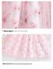 2025 Sweet Toddler Girls' A-Line Bowknot Mesh Dress - Sleeveless Cotton
