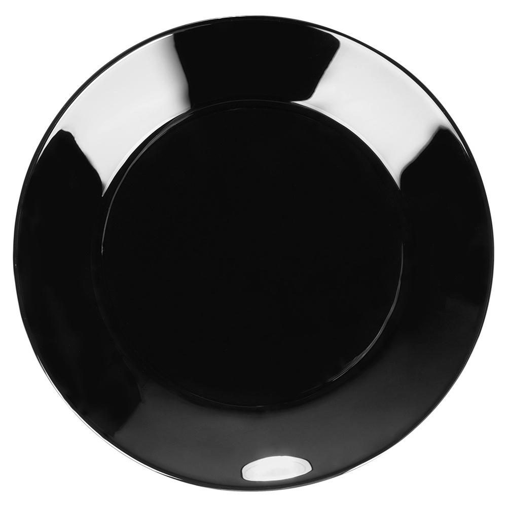 6x Small Dessert Plate for Cake Dessert Black Plate Set