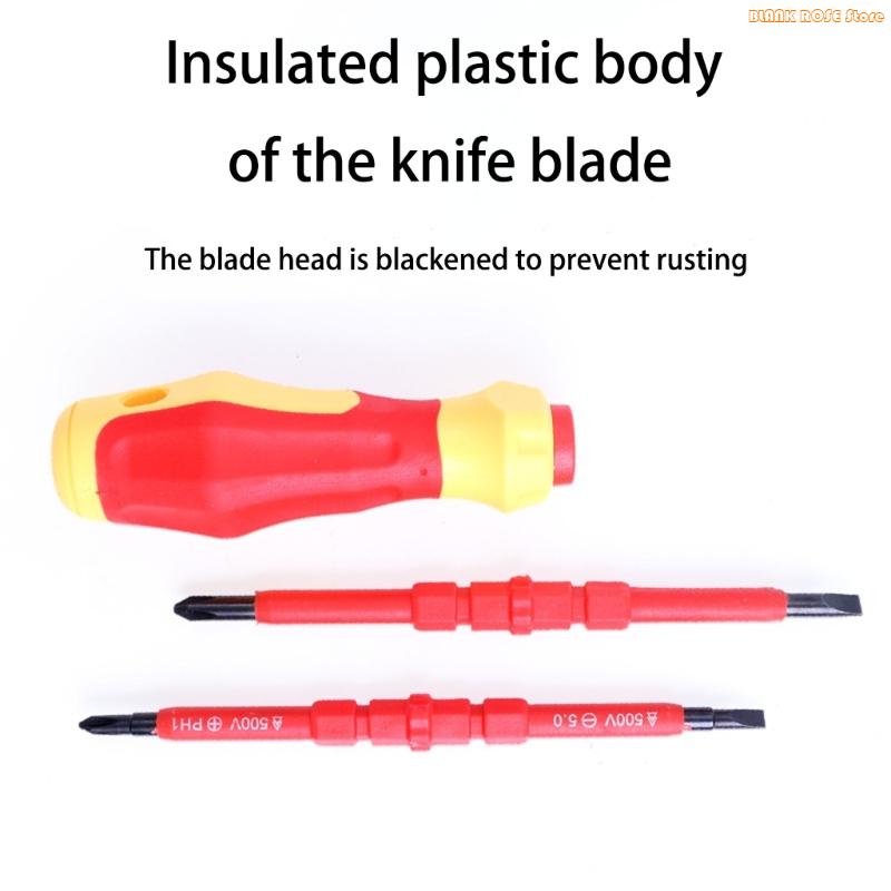 K1AE Insulated Screwdriver 3 In 1 Set Precisely Marking Cutter Specifications Steel Anti Wear Construction