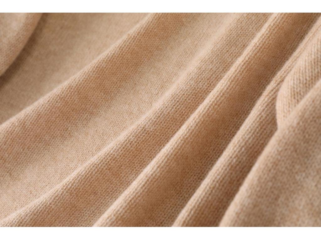 Color Block Embroidered Pure Wool Round Neck Knitwear - Women's Loose Fit Long Sleeve Sweater for Autumn and Winter