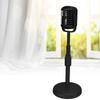Simulation Old Fashioned Microphone Model with Stable Base and Support Rod Retro   Mic Prop Set for Photography
