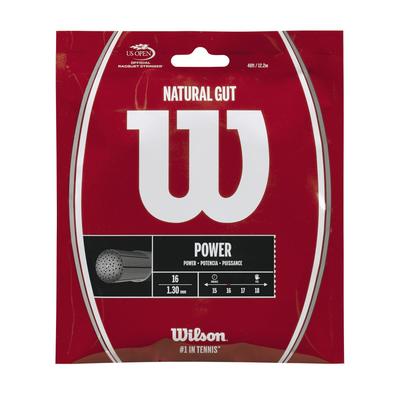 Wilson Tennissaite Darm Einzelzug Kei Nishikori Verwendung NATURDARM 16 Darm Natur WRZ999800 (Natürlich 16) 1,30 mm
