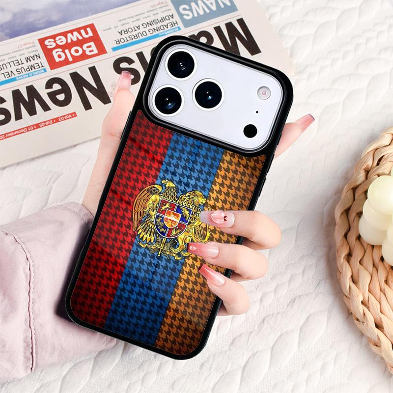 Armenian Flag Phone Case For IPhone 17 16e 15 14 13 12 11 Pro Max Air Mini Soft Protective Cover