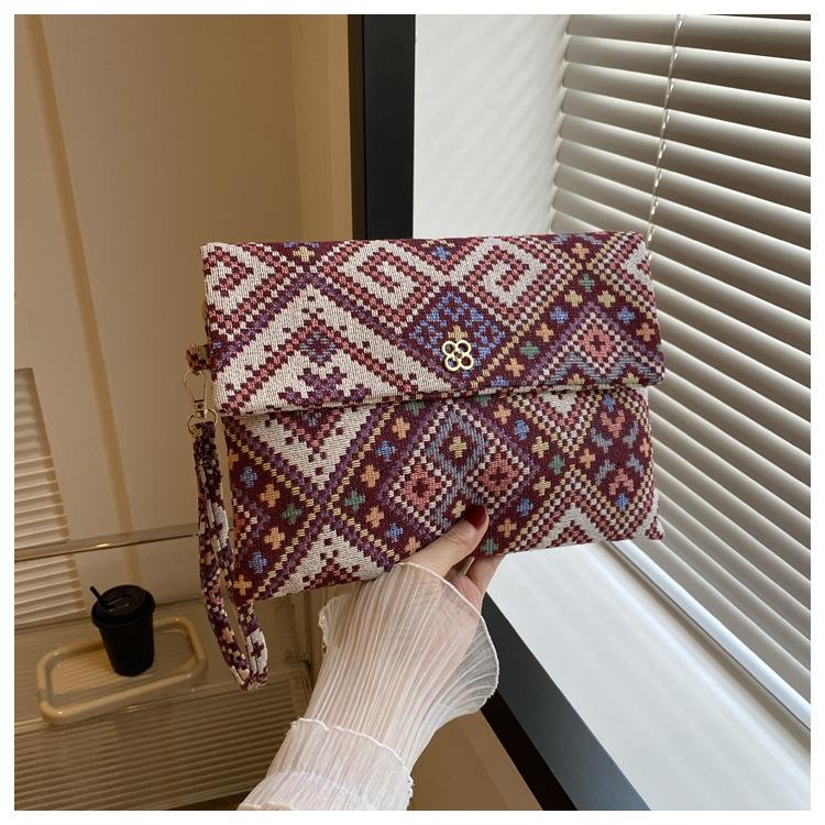 Handbag Casual Fashion Retro Unique Print Delicate Classic Flower Style Girl