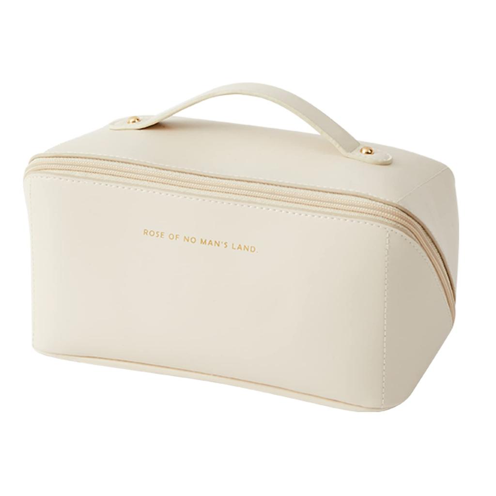 NEOVIVA Large Capacity Makeup Cosmetic Travel Makeup Cosmetic Storage Pouch, Pouch, Pouch, Bag, Waterproof, Lightweight, Creme…